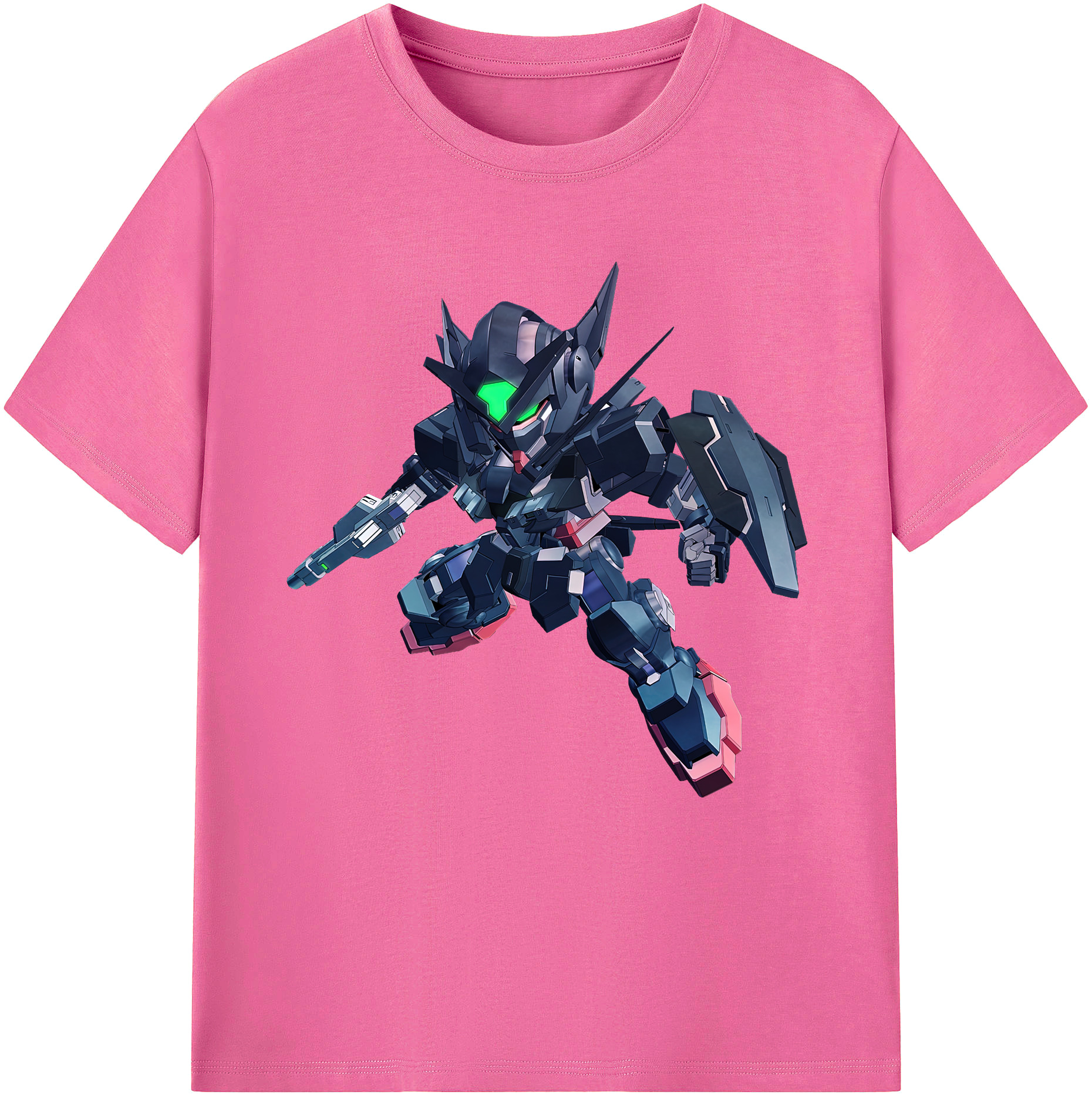 （画像用） 機動戦士ガンダム Mobile Suit Gundam レディースカジュアルプリントTシャツ（綿100％）